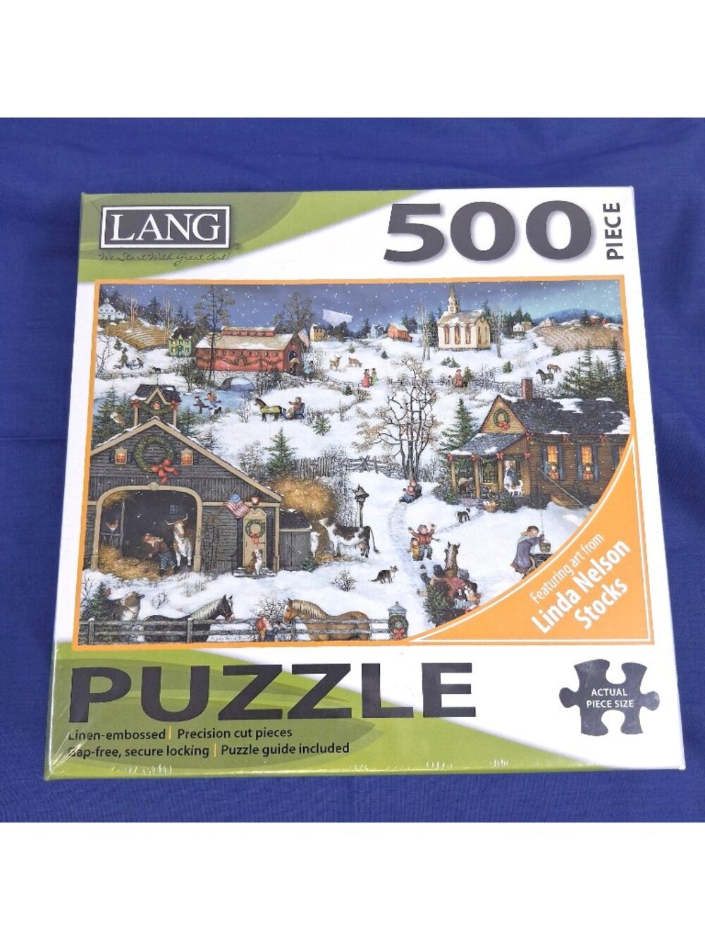 Lang 500 Piece Jigsaw Puzzle Christmas Memories By Linda N. Stocks 2017 Sealed